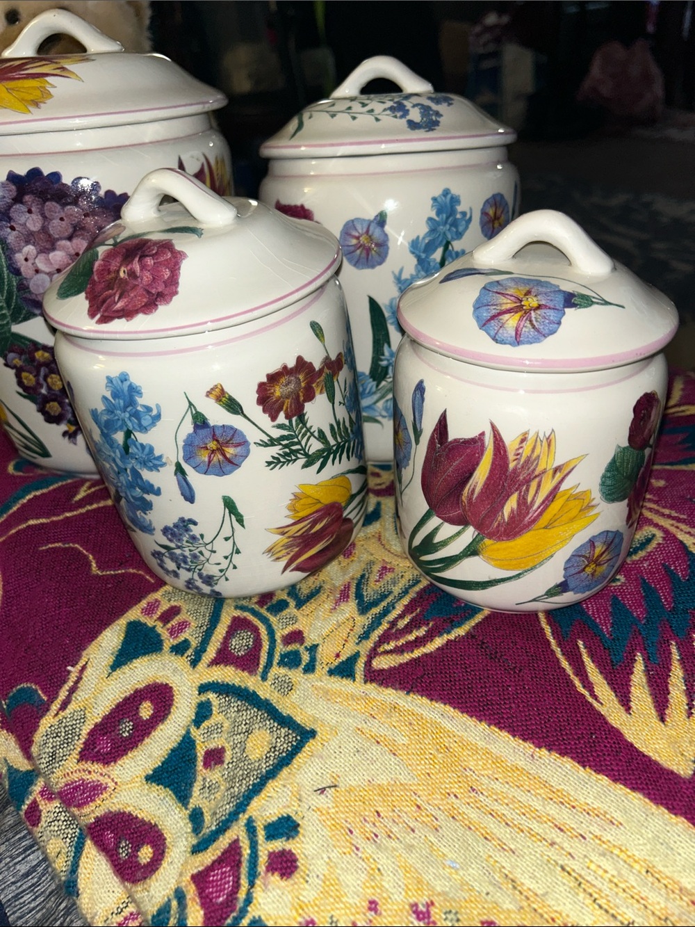 Portugal RB Bernarda canister set for Williams Sonoma Canister set of 4 - Picture 15 of 15